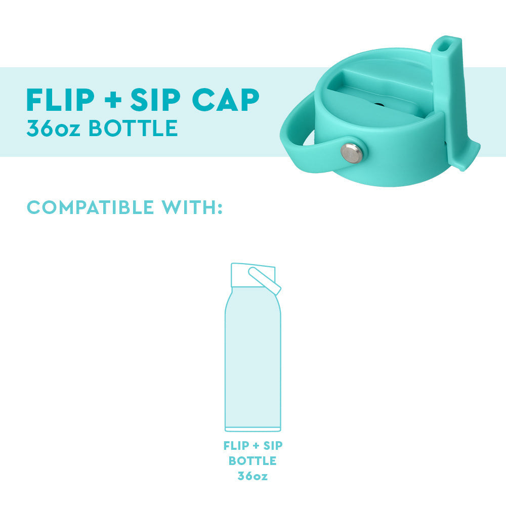 Aqua Flip + Sip Cap 36oz Bottle